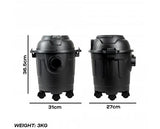 DAEWOO 10L WET AND DRY VACUUM - BLACK