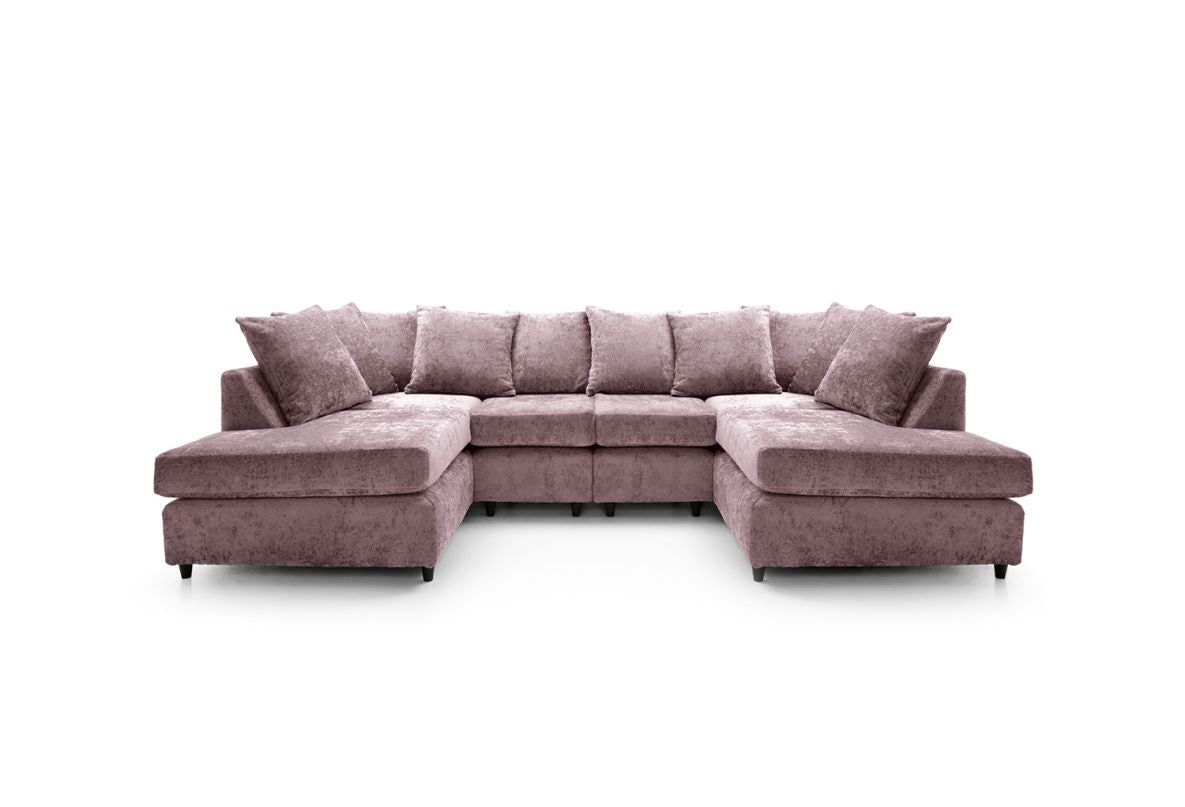 Heidi U-Shape Sofa - Pink