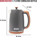 Haden Dorchester 1.7L Kettle Grey