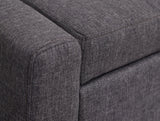 Vanessa Ottoman Bench -Charcoal