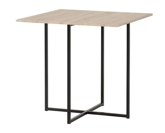 KENT 1+4 STOWAWAY DINING SET - SONOMA OAK EFFECT/BLACK