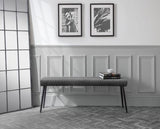 Leena Low Bench-Grey