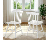 EMERY DINING CHAIR (X2 PER BOX) - WHITE