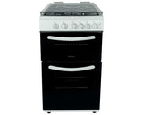 Statesman GTL50" 50cm Twin Cavity Gas Cooker With Lid White