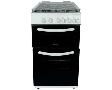 Statesman GTL50" 50cm Twin Cavity Gas Cooker With Lid White