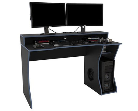 Enzo Gaming Computer Desk Black & Blue