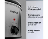 3.5L Slow Cooker Stainless Steel