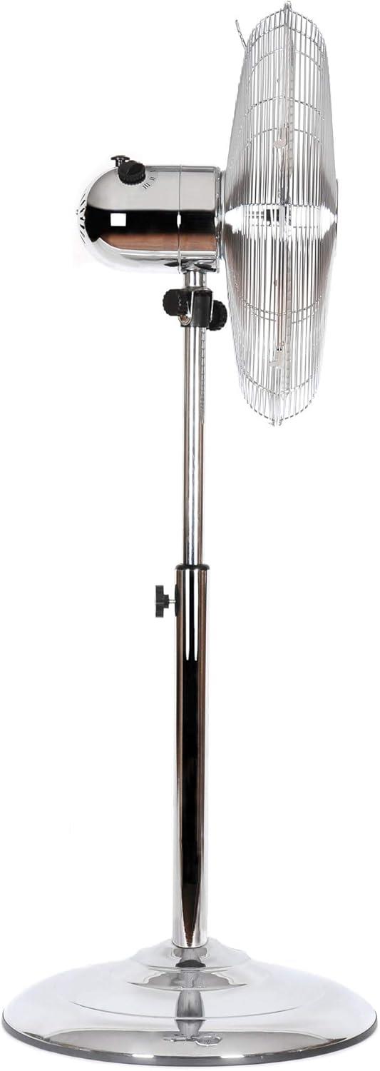 Igenix 16" Chrome Pedestal Fan