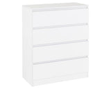 MALVERN 3 DOOR WARDROBE BEDROOM SET - WHITE