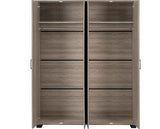 OLIVER 4 DOOR WARDROBE - LIGHT OAK EFFECT