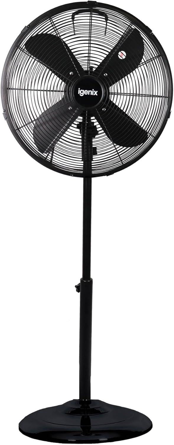 Igenix 16" Pedestal Fan Black