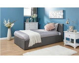 Serena Single Side Lift Ottoman Bed-Grey