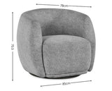 Bowline Swivel Chair Fossil