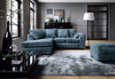 Heidi Left Hand Facing Corner Sofa - Dark Blue