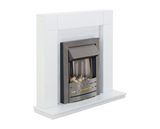 Milton Suite in Pure White & Black/Pure White, 39 Inch