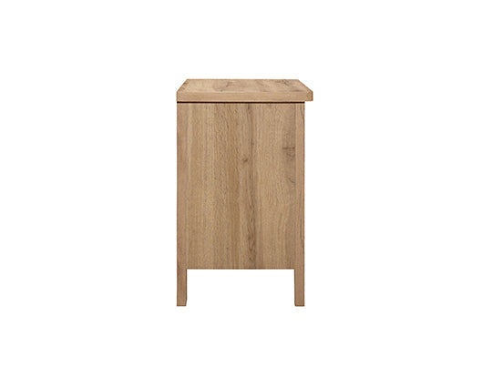 Hounslow 3 Drawer Bedside- Oak