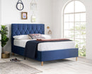 Loxley King Size Bed-Blue