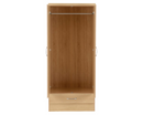 Neptune 2 Door 1 Drawer Wardrobe - Sonoma Oak Effect