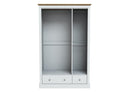 Dagwood 3 Door 2 Drawer Wardrobe White