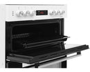 Beko KDC653W 60cm Double Electric Cooker with Ceramic Hob