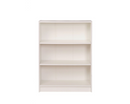 Low Wide Bookcase-White