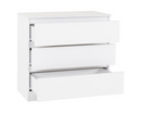 Marcus 3 Drawer Chest - White
