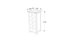 Ballard 5 Drawer Narrow Chest