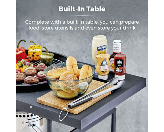 Tower Kettle Grill with Side Table