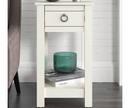 Clover 1 Drawer Bedside Table- Ivory