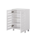 Euston 2 Door Shoe Cabinet - White
