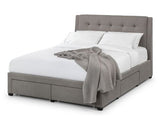 Frankie 4 Drawer Storage Fabric Bed King