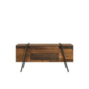 Burr TV Cabinet with 2 Drawers