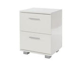 Luna 2 Drawer Compact Bedside Cabinet
