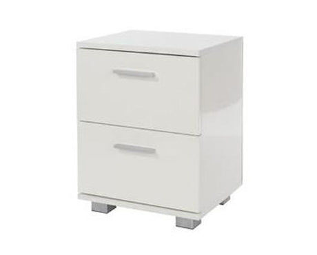 Luna 2 Drawer Compact Bedside Cabinet