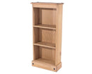 Corona low narrow bookcase