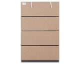 DAKOTA 3 DOOR WARDROBE - DARK GREY
