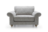 Iris Love Seat - Ash Grey