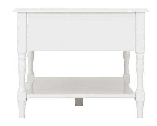 STRATFORD 2 DRAWER COFFEE TABLE - WHITE