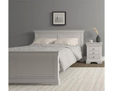 BORDEAUX 5' HIGH END BED - IVORY