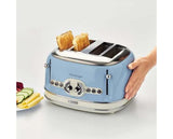 Ariete Retro Style 4 Slice Toaster - Blue