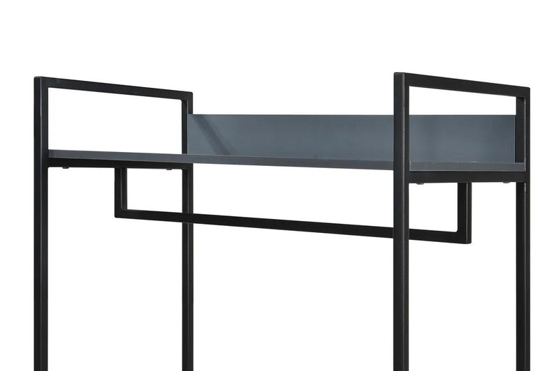 Alva Open Wardrobe 4 Shelves - Dark Grey