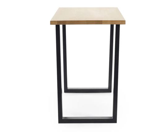SET OF BROOKLYN BAR TABLE OAK & 2 SOHO BAR STOOLS