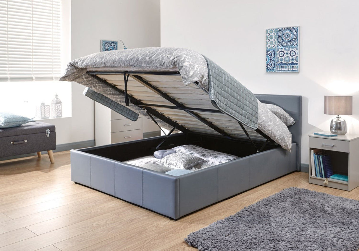 King End Lift Ottoman Bed