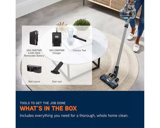 VAX Blade 4 Classic Plus Cordless Vacuum Cleaner - Graphite & Blue