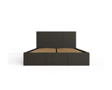 Serena Single Side Lift Ottoman Bed-Grey