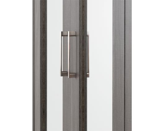 LISBON 4 DOOR WARDROBE - BLACK WOOD GRAIN