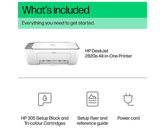 Toshiba Dynabook Satellite Pro C40-G-109 Intel Celeron 128GB 14" Laptop & HP DeskJet 2820e All-in-One Wireless Inkjet Printer