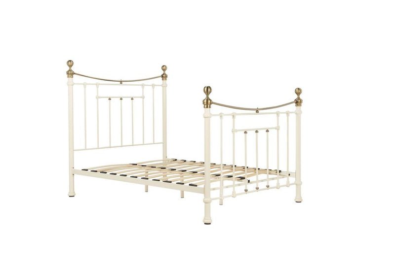 Bridget King Size Bed - Cream