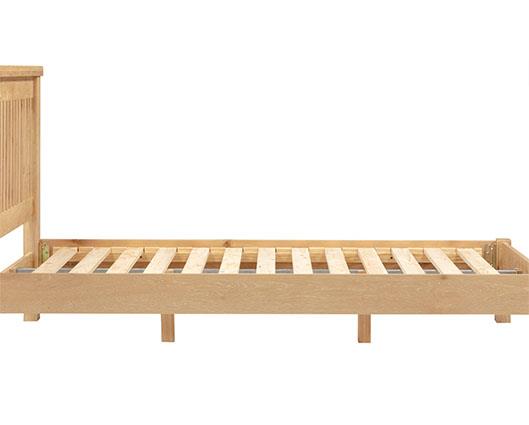 WINDSOR 4'6" LOW END BED - NATURAL OAK