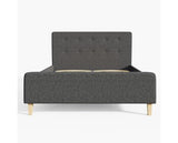 Ashbrook King Size Ottoman-Dark Grey